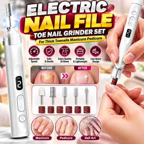 Electric nail file toe - toe,