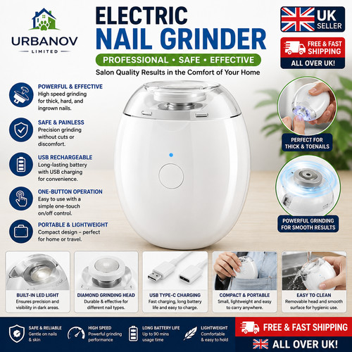 Electric nail grinder - electric, usb