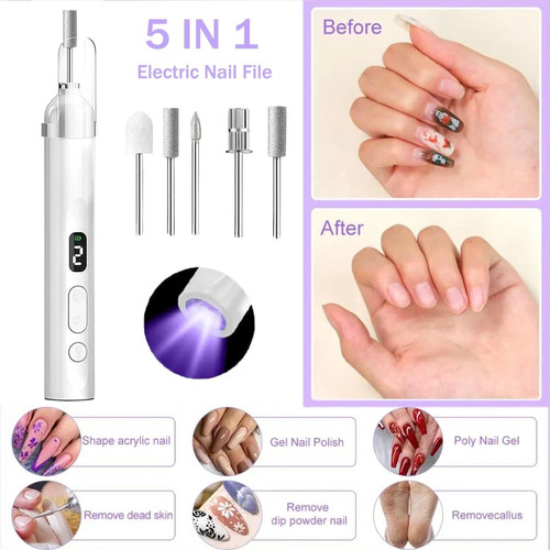 Toe nail grinder - for, thick